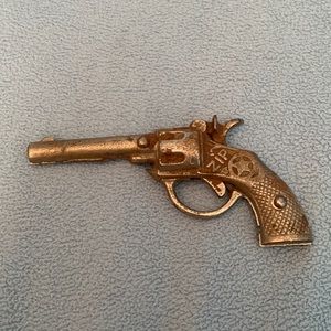 Vintage Cast Iron Toy Gun
